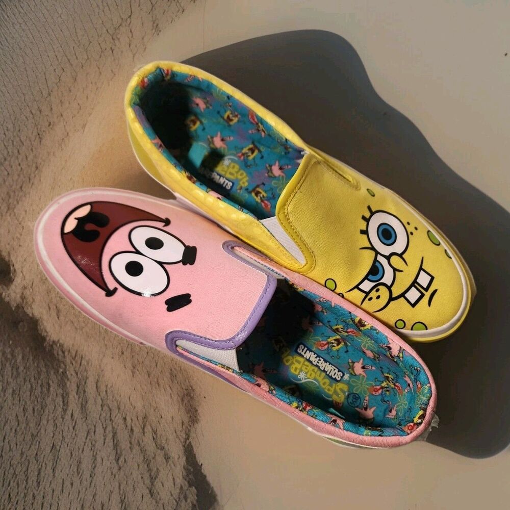 SpongeBob SquarePants Slip-On Athletic Shoes - Yellow & Pink - Picture 10 of 13